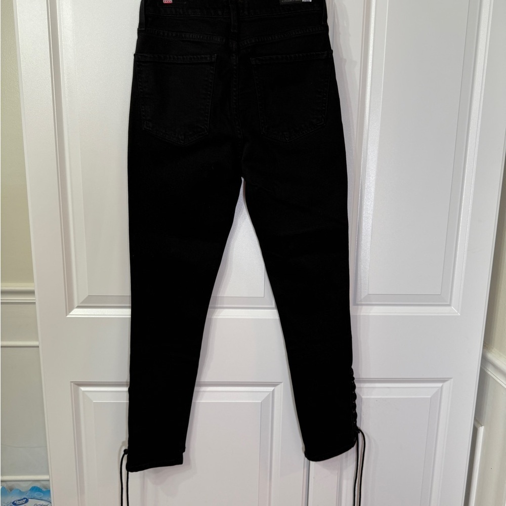 Citizens of Humanity Olivia high rise slim ankle Black Jeans Size 25 in Women’s - Picture 8 of 9